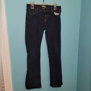 Old Navy Dark Blue Bootcut Jeans sz. 6 Regular